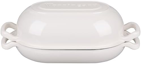 VORRINGARD Enameled Cast Iron Sourdough Bread Oven, Dutch Oven, Loaf Cast Iron Bread Pan for Homemade Bread Baking, Meatloaf Pan with Lid, 5QT, White - Image 7