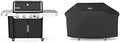 Weber Genesis E-435 Gas Grill, Liquid Propane, Black, with Cover by Weber