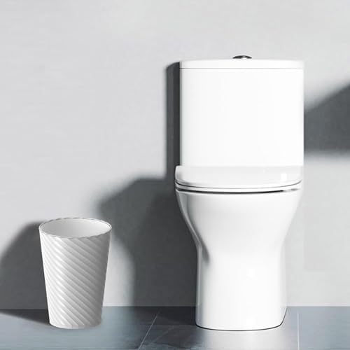 Lysam Bathroom Trash Can 3 Pack, 1.8 Gallon Small Trash Can with Trash Bags - Image 2