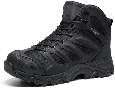 NORTIV 8 Men's Ankle High Waterproof Hiking Boots by NORTIV8