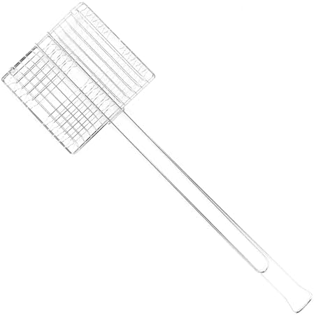 Coghlan's Broiler for Camping and Outdoor Grilling – Hinged Chrome-Plated Basket with Locking Handle, Ideal for Portable Cooking and Barbecue Over Open Fires by Coghlans