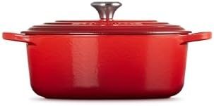 Le Creuset Enameled Cast Iron Oval Dutch Oven, 2.75 qt., Cerise - Image 4