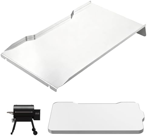 Heat Baffle and 10-Pack Grease Drip Tray Liners for Traeger Ironwood 885 by BMMXBI
