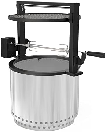 Santa-Maria Style Rotisserie Rotating System for Solo Stove Bonfire 19.5" by onlyfire