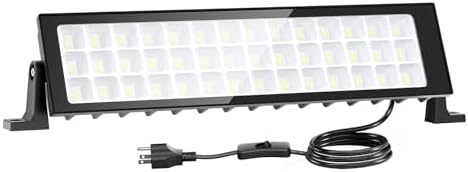 Onforu 1Pack LED Shop Lights,100W 14000lm Plug in Ultra Bright LED Work Lights,6500K Daylight White Garage Light,IP66 Waterproof Lighting for Garage Warehouses Workshop by Onforu