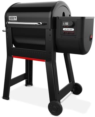 Weber® Smoque™ 22‑Inch Pellet Smoker, Pellet Grill, Black - Image 4