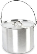 AceCamp Nested Pot Aluminum Lightweight Cooking Pot Set Outdoor Large Stock with lid and folding handle - 4L,8L,12L by AceCamp