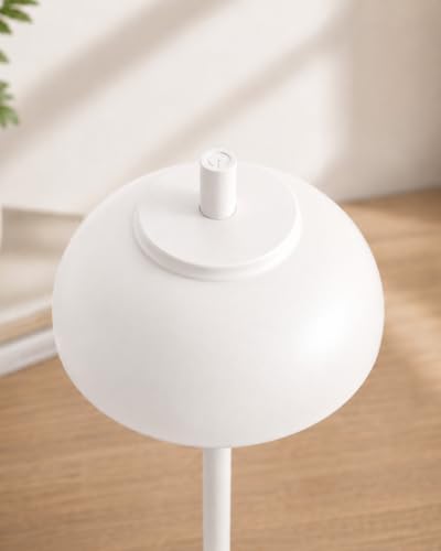 White Cordless Table Lamps, Rechargeable LED Touch Lamp, 2 Pack - Image 3