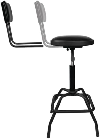 Performance Tool W85016 Pneumatic Shop Stool with Removable Backrest - Image 7