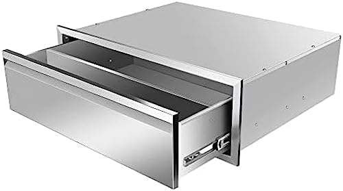 Outdoor Kitchen Drawers, Triple BBQ Drawers Stainless Steel Built-in Drawer For Outdoor Kitchen Island, Patio Grill Station,Single Drawer - Image 7