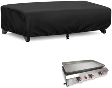 27 Inch Mini Gas Grill Cover for GasOne 26 in Flat Top Gas 3 Burner Grill by Guisong