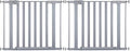 Safety 1st Baby Gate, Adjustable 29"-38" Wide, Pressure Mount | Walk Through Door | Silver | 2-Pack | Pet Compatible by Safety1st