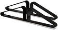 PUPETPO Freestanding Pet Gate Metal Support Feet, Triangle Support Feet Set of 2 for Extra Wide Foldable Pet Gate, Easy to Install, A Pair of Safety Fence Feet for Wooden Dog Gate, Black by PUPETPO