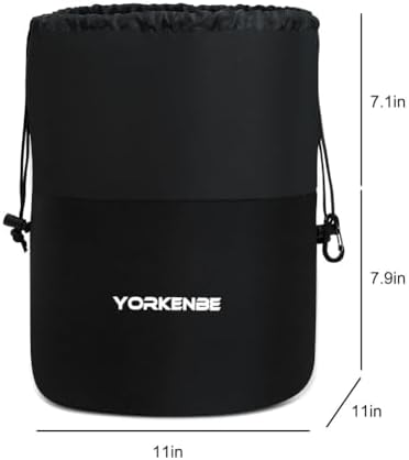 Camping Cookware Mess Kit Bag, High Capacity Camping Tableware Storage Bag, Drawstring Heavy Duty Water Resistant Cookware Organizer for BBQ Outdoor Cooking Essentials (2) - Image 2