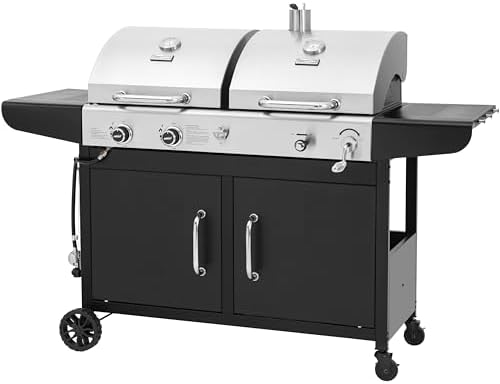 Royal Gourmet ZH3002N 2-Burner Propane Gas and Charcoal Grill Combo by RoyalGourmetCorp
