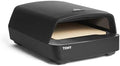 BURNHARD TONY gas pizza oven 450 °C, 5.9 kW portable outdoor oven (58.5 x 47.8 x 25 cm), included: Cordierite pizza stone, suitable for patio, balcony and garden by BURNHARD