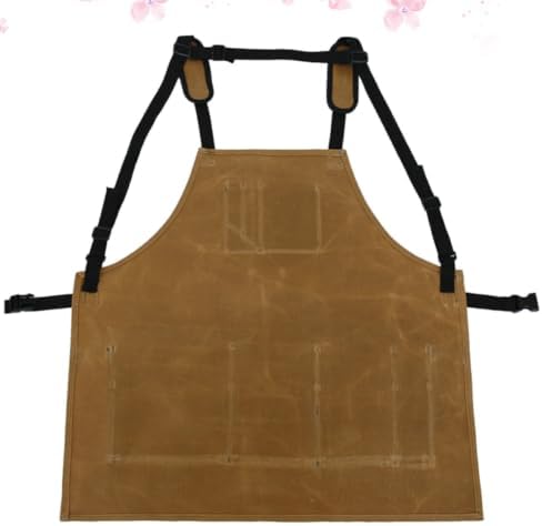 Waterproof Canvas Tool Apron with Adjustable Strap - Image 6