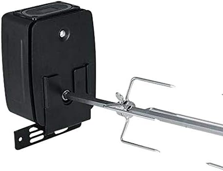Stainless Steel Rotisserie kit,Rotisserie Grill with Motor,Spout Lever,Fork,Easy to Install for Carrying Picnic,Camping,BBQ and Even Campfire - Image 6