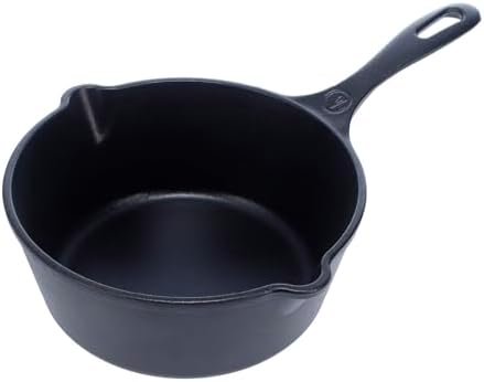 Victoria Cast Iron Saucepan, Cast Iron Melting Pot, Made in Colombia, 2QT by VictoriaCastIron