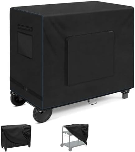 SIRUITON 600D Outdoor Bar Cart Cover for 40" Portable Outdoor Table by SIRUITON