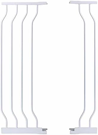 COMOMY Gate Extension with Adjustable Cat Door, 4.7 in and 9.4 in, White by COMOMY