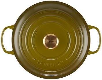 Le Creuset Enameled Cast Iron Round Dutch Oven, 7.25 qt., Olive - Image 2