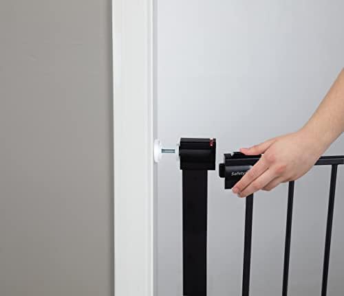 Safety 1st Easy Install 28'' Walk Thru Gate, Fits Between 29'' and 38'', Black, 1-Pack,(GA105CBLK) - Image 3