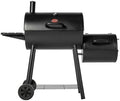 Char-Griller®Smokin Pro Charcoal Grill and Offset Smoker with Side Fire Box, Dual Damper Control, Chrome Plated Steel Warming Rack, 1,130 Cooking Square Inches in Black, Model CG30044223 by Char-Griller