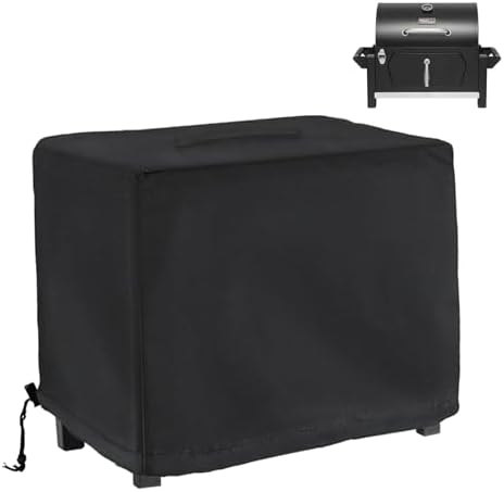 Tabletop Grill Cover for Royal Gourmet CD1519 Portable Charcoal Grill, for Royal Gourmet Tabletop Charcoal Camping Grill, Waterproof UV Resistant Windproof Dustproof Cover by Blackhoso