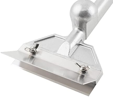 Grill Scrapers ECUTEE Heavy Duty Griddle Scraper Set Commercial Griddle Scraper Set Flat Top Grill Accessories with 4 Replacement Blades for Restaurants, Bars, Diners, Outdoor Grill Cleaning - Image 2