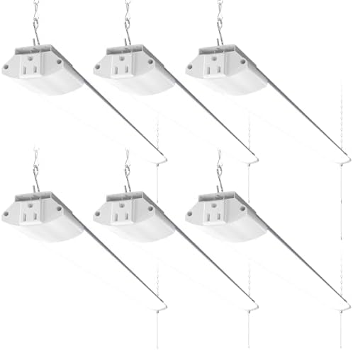 Barrina BS84 LED Shop Lights 4FT for Workshop, 84W 10000LM 5000K, 6 Packs by Barrina