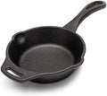 Petromax Cast Iron Fire Skillet for Kitchen or Camping, Pre-Seasoned Cookware for Campfire or Home Oven and Stove, Conducts Heat Evenly, Long Handle, 6" by Petromax
