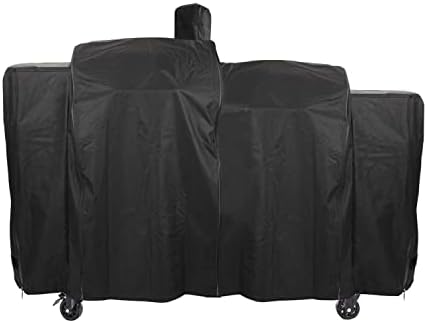 ZJYWSCH Grill Cover for Pit Boss Platinum KC Combo Wood Pellet & Gas Grill Outdoor Waterproof Pit Boss KC Combo Grill Cover PB1285KC 600D Heavy Duty by ZJYWSCH