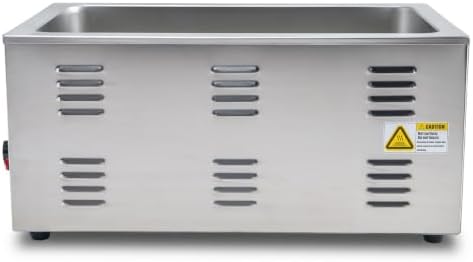 Winco Full Size Stainless Steel Electric Food Pan Warmer - Image 2