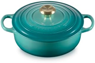 Le Creuset Enameled Cast Iron Round Wide Dutch Oven, 3.5 qt., Riviera by Unknown