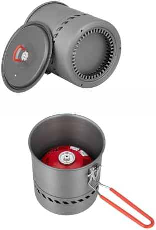 Bulin Camping Pot, 1.5L High Efficiency Backpacking Camping Cooking Set - Image 4