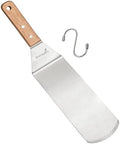 Anmarko Stainless Steel Spatula with Wooden Handle, Food Spatula with S-Hook by Anmarko