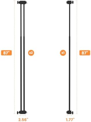 Gardner Pet Cat Gate 87" High Extension Single (Black) - Image 2