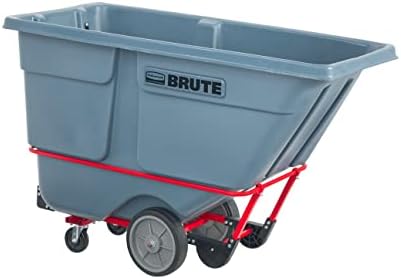 Rubbermaid Commercial Products Tilt Truck, 1 Cu Yd, 2100lbs Cap, Gray by RubbermaidCommercialProducts