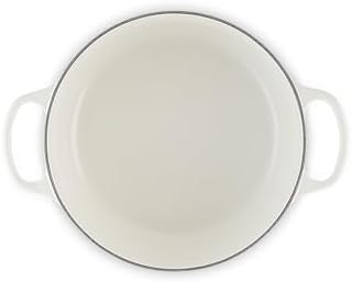Le Creuset Enameled Cast Iron Round Dutch Oven, 4.5 qt., White - Image 3