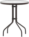 Flash Furniture 23.75 in Round Table, Bronze by FlashFurniture