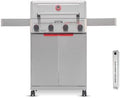 Monument Grills 4 Burner Stainless Steel Propane Gas Grill Mesa 2, 525 sq.in, 37,000 BTU, Broil Zone, Foldable Side Shelves, Built in Thermometer, Fsst Assembly, with Smoker Box by MonumentGrills