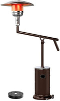 FOOWIN Perfect Position Pyramid Patio Heater,Outdoor Heater with Swivel Arm by Unknown