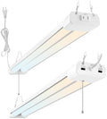 Hlite LED Shop Lights 4FT with Reflector,5500LM,3 Power Level&3CCT,2 Pack by Hlite
