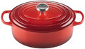 Le Creuset Enameled Cast Iron Oval Dutch Oven, 5 qt, Cerise by Unknown