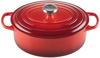 Le Creuset Enameled Cast Iron Oval Dutch Oven, 5 qt, Cerise by Unknown