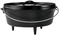 Lodge Pre-Seasoned Cast Iron Deep Camp Dutch Oven with Lid, 6 Quart by Lodge
