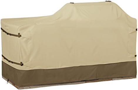 Classic Accessories Veranda Water-Resistant BBQ Grill Cover for 86 Inch Island with Left or Right Grill Head by ClassicAccessories