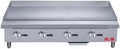 Commercial Countertop Griddle, ETL 48" Flat Top Grill Natural Gas (NG) / Propane, 4 Burners - 120000 BTU by EliteKitchenSupply
