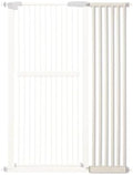 Lumizone 61.02" Extra Tall Pet Gate Extension Kit 12.6" Wide Cream by Lumizone